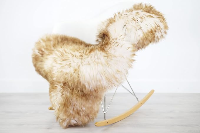 HUAHOO Premium Genuine Sheepskin Rug Real Australia Sheepskin Natural Luxury - Image 2