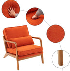 Karl home Accent Chair Mid-Century Modern Chair - Image 7