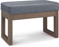 SIMPLIHOME Milltown Small Ottoman Bench by SimpliHome