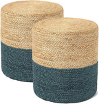 REDEARTH · Cylindrical Pouf Foot Stool Ottoman by REDEARTH
