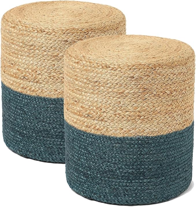 REDEARTH · Cylindrical Pouf Foot Stool Ottoman by REDEARTH
