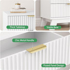 Fluted Dresser for Bedroom - Image 4