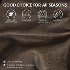ANARACHON Leather Look Couch Cushion Covers Sofa Seat Slipcovers Sets Couches - Image 5