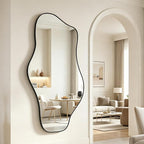 Large Irregular Mirror, Modern Organic Shape Mirror by DAOYIJIAJUAestheticMirror