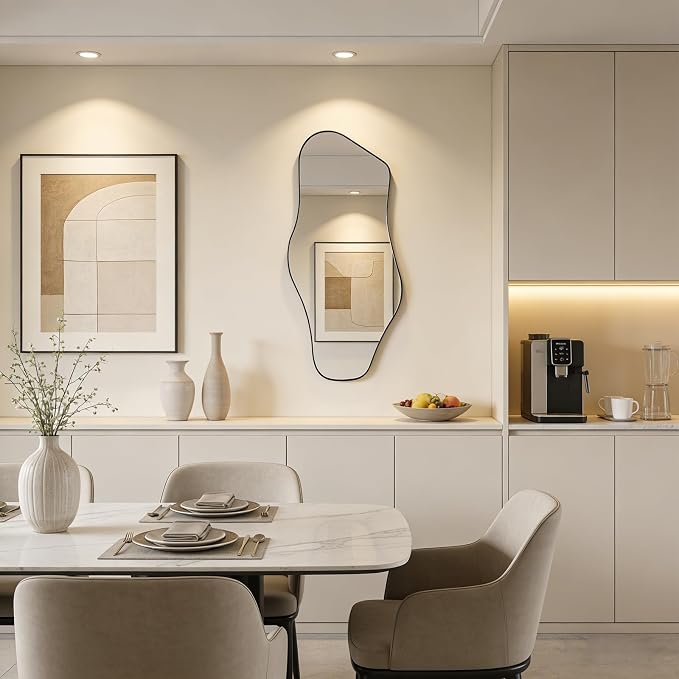 Irregular Wall Mirror, Modern Organic Shaped Mirrors - Image 7