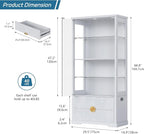 TAGELIER RGB Glass Display Cabinet - Image 2