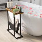 Yusong Narrow Side Table for Small Spaces, Small End Table - Image 7