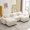 Oprisen 120" Modular Sectional Sofa, Comfy Cloud Couch Sectional Sofa by Oprisen
