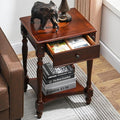 LEEMTORIG Solid Wood Side Table by LEEMTORIG