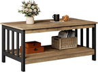 ChooChoo Farmhouse Coffee Table, Living Room Table - Image 4