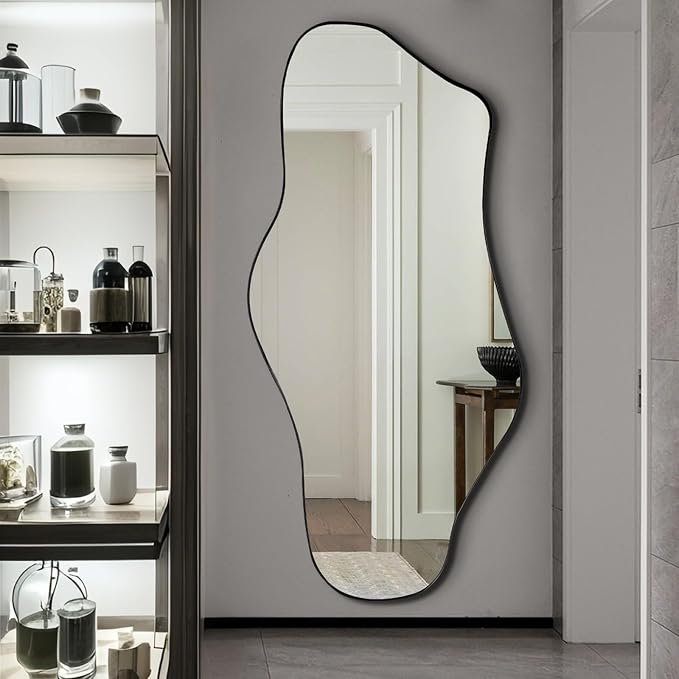 Large Irregular Mirror, Modern Organic Shape Mirror - Image 8