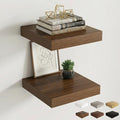 Dreamland Floating Shelves for Wall, Small Deep Floating Shelf Square Wall Shelf by Dreamland
