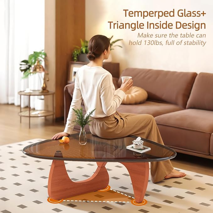 Coffee Table for Living Room Mid Century Modern Center Small Table - Image 4