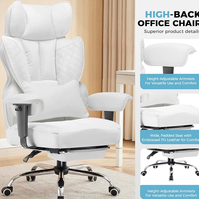 COMHOMA Desk Office Chair Big and Tall Office Chairs Ergonomic Gaming Chairs - Image 9
