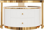 Merax 2-Piece Round Nesting Coffee Table Set - Image 13