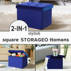 LINMAGCO Small Velvet Ottoman - Image 8