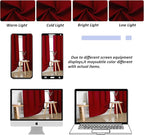 Simplebrand Ava Red Blackout Curtains - Image 9