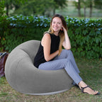 Realspring Inflatable Bean Bag Chairs Outdoor Blow up Camping Chairs Inflatable - Image 6
