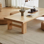Japanese Style Solid Wood Coffee Table - Image 7