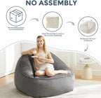 HUGHEAVEN Big Bean Bag Chairs for Adults, Giant Bean Bag Chair for Adults and - Image 6