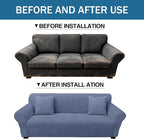 Sofa Slipcover with 2 Pillow Cover - Image 8