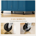HOMCOM Kitchen Island Cart - Image 6