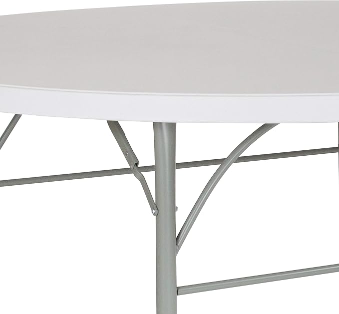 Flash Furniture Stonewall 6' Round Plastic Folding Event Table - Image 8