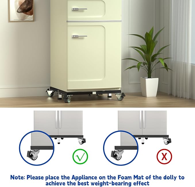 Heavy Duty All Steel Fridge Stand Mobile Base - Image 6