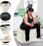 DocSafe Storage Ottoman with Lock, Fireproof＆Waterproof 17 Inches Folding - Image 5