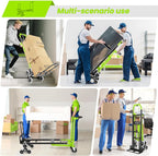 4-in-1 Hand Truck Dolly Heavy Duty Industrial Convertible, 1000 LBS Stair - Image 2