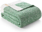 Snuggle Sac Green Throw Blanket, Ultra Soft Warm Blankets - Image 5