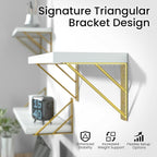 BAYKA Wall Shelves for Bedroom Decor, Floating Wall Shelf for Living Room - Image 7