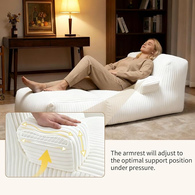 6FT Large Bean Bag Chair Lounger - Image 8