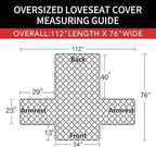 Easy-Going Reversible Couch Cover, 2 Cushion Sofa, Water Resistant Mat - Image 6