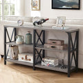 LVB Farmhouse Sofa Table, Rustic Console Table by LVB