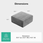 Novilla Modular Sectional Sofa, No Assembly Cloud Sectional Couch - Image 2