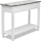 Sea Wind Florida Picket Fence Wood Console Table - Image 6