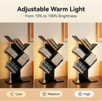 Godferyxin Bookshelf with Liting, Small Bookshelf LED and Desktop Book Shelf - Image 7