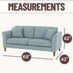 Evelots Clear Vinyl Loveseat Cover, Spill-Resistant 2-Seat Sofa Protector | - Image 2