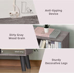 LEYAOYAO 8 Cube Bookshelf, Farmhouse Bookcase - Image 4