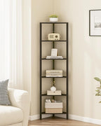 TUTOTAK Corner Shelf, 6-Tier Corner Bookshelf - Image 6