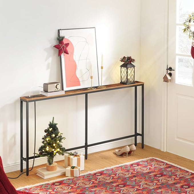MAHANCRIS 63'' Skinny Console Table - Image 6