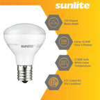 Sunlite LED R14 Mini Flood Light Bulbs, 4 Watts, 280 Lumens, Intermediate Base - Image 3