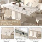 Henf 7 Piece Extendable Dining Room Table Set - Image 5