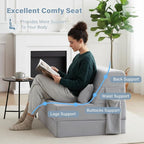 Tiita Convertible Folding Sofa Bed Twin Size - Image 3