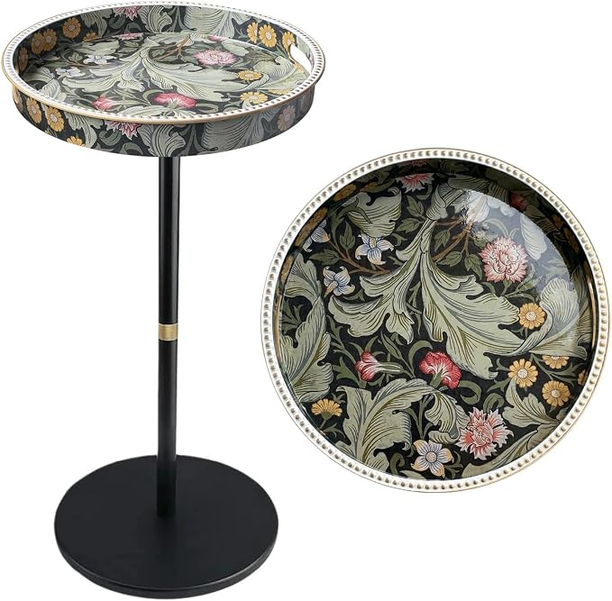 Gesodant Boho Single Leg Round Side Table by Gesodant+