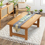 Japanese Floor Sitting Table, Folding Wood Tea Table Chabudai Japanese Coffee - Image 7