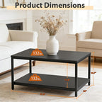 ZenStyle Industrial Coffee Table - Image 3