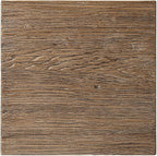Hawthorne 18" Square Reclaimed Elm Trestle Side Table, Heritage Medium-Dark - Image 8