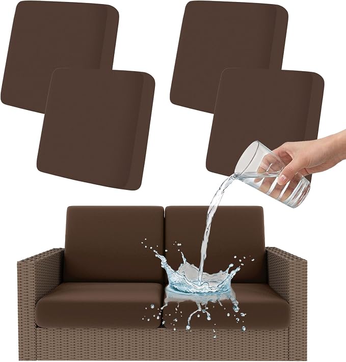 Smiry Waterproof Patio Cushion Covers, Stretch Outdoor Furniture Covers | Couch by Smiry